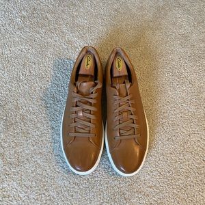 Clarks Men’s Cambro Leather Sneaker - Tan - 12
